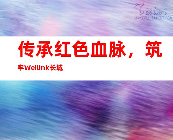 传承红色血脉，筑牢Weilink长城